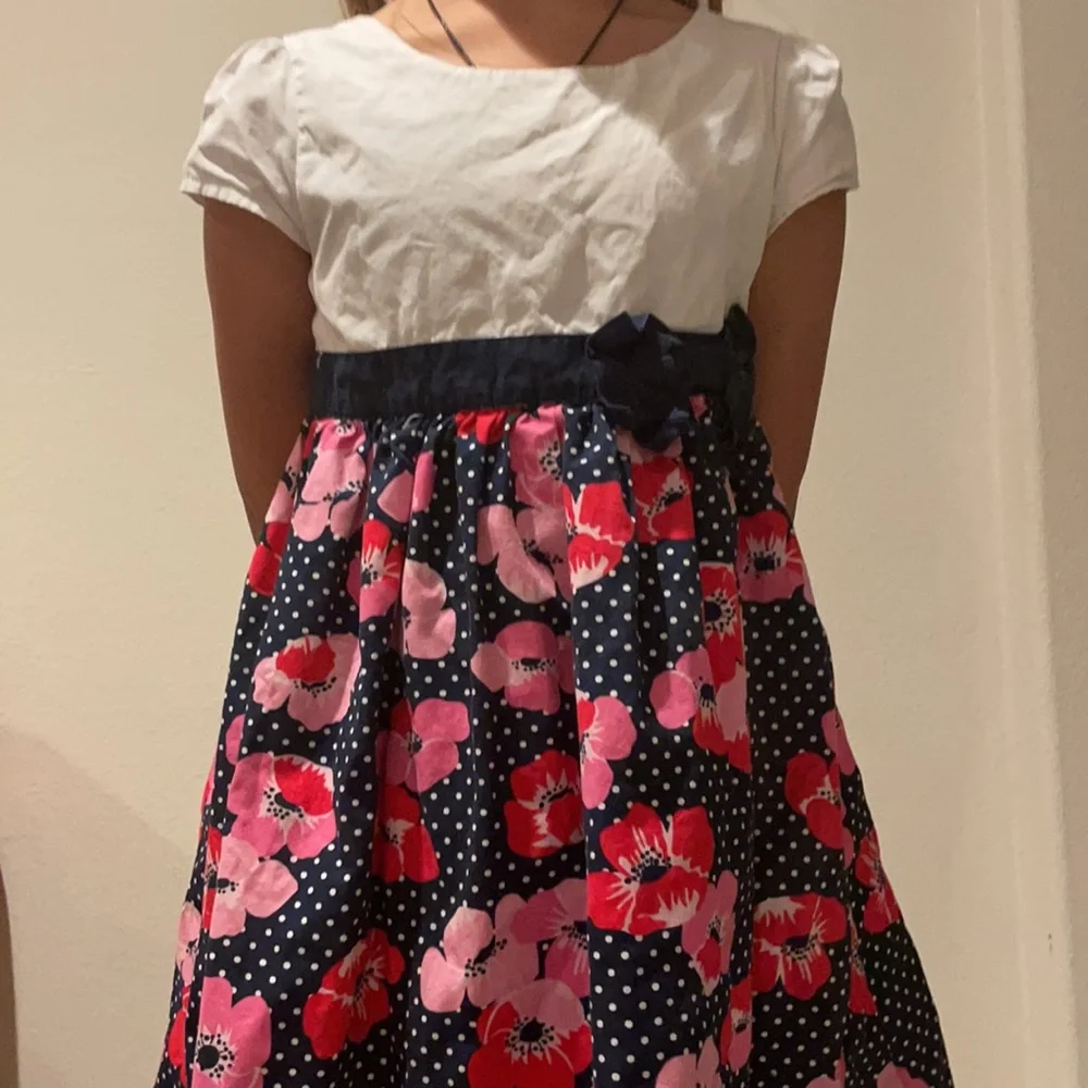Gymboree girls floral cotton dress